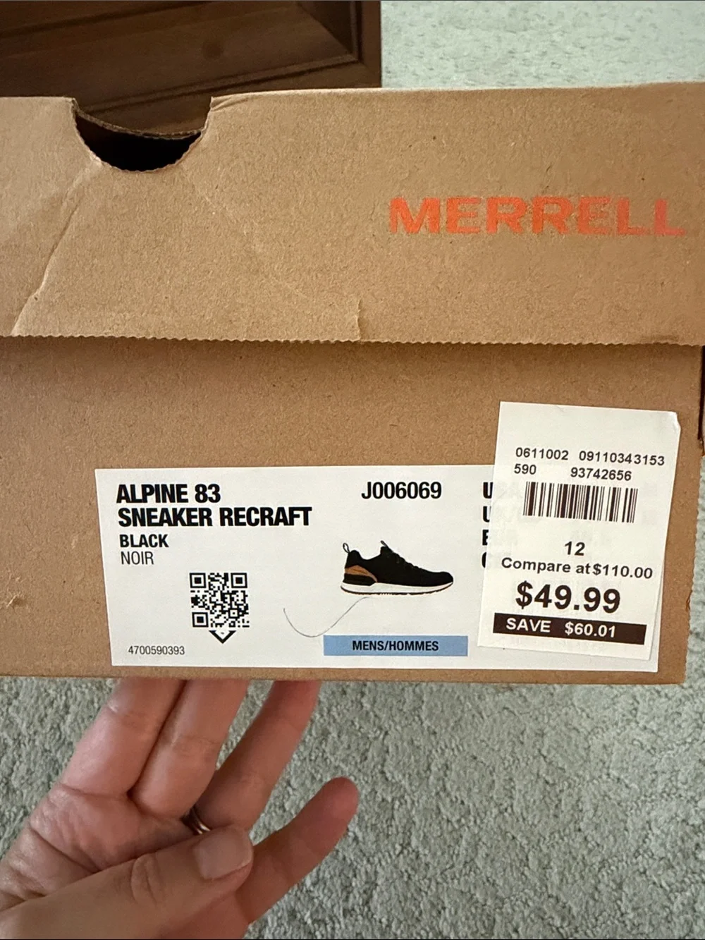 Merrell Men’s Alpine 83 Sneaker